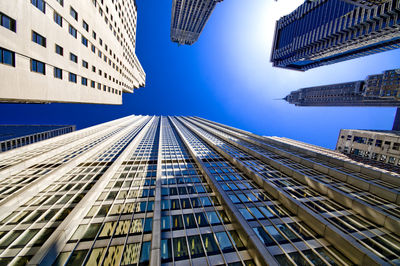 Low angle view of modern office building