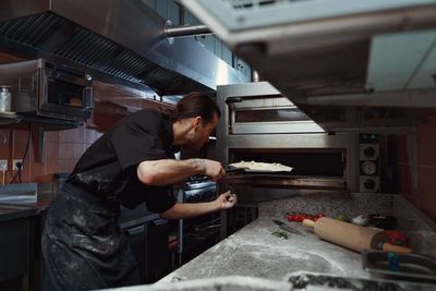 Man working at workshop