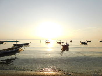 Sun rise at the beach