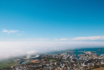 Aerial view of cityscape