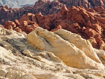 Rock formations in desert