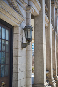 Entrance of historic building