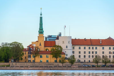 Buildings at waterfront