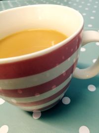 Close-up of tea on table