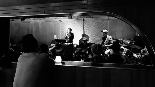 People at music concert