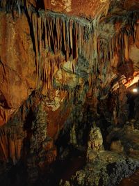 Low angle view of cave