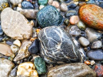 Full frame shot of stones