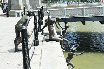 Reflection of trees in water