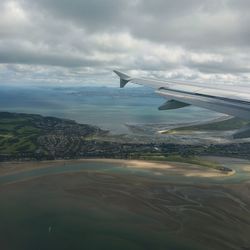 Cloudy sky over sea