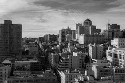 Cityscape against sky