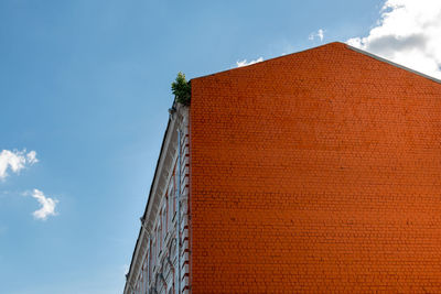 Low angle view of building against sky