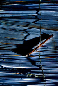 Close-up of boat in water