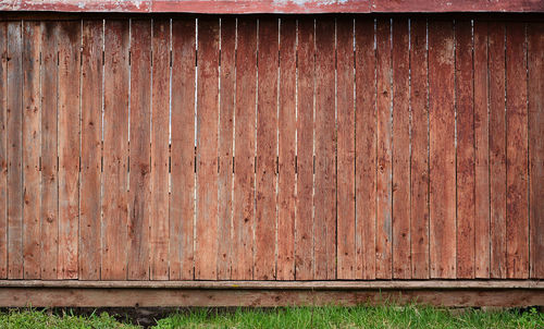 Full frame shot of old wooden wall