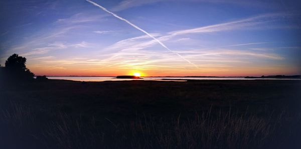 Scenic view of sunset