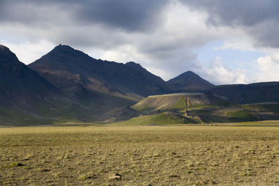 Scenic view of landscape against sky