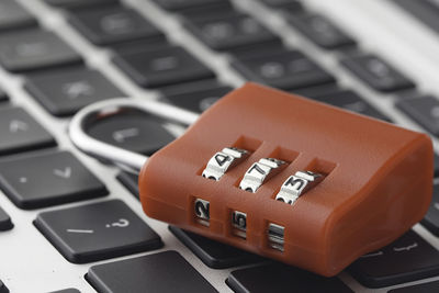 Close-up of computer keyboard