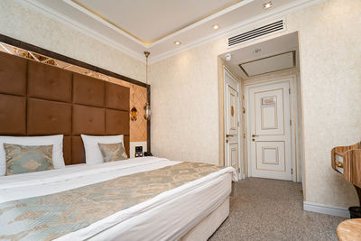 Empty corridor of building