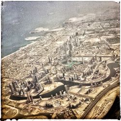Aerial view of landscape