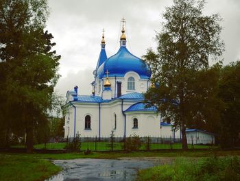 View of temple against sky