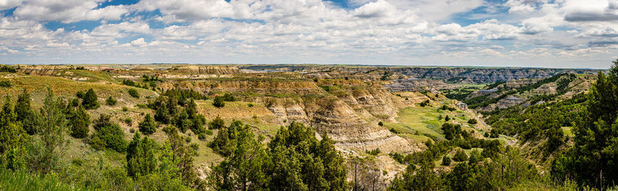 Scenic view of landscape against sky