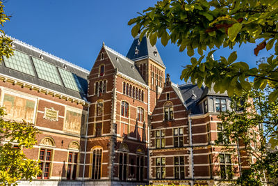 Low angle view of building against sky