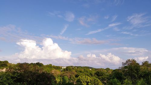 Panoramic view of landscape against sky