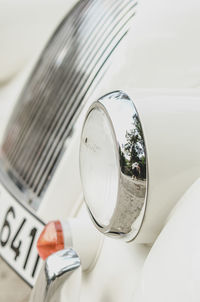 Close-up of vintage car