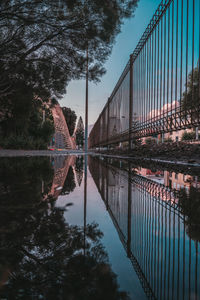 Bridge over lake