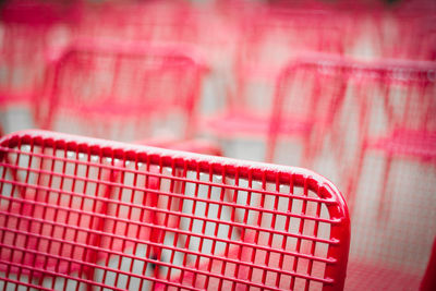 Close-up of wicker basket