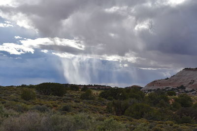 Panoramic view of landscape against sky