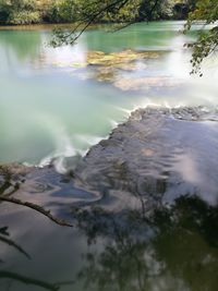 Scenic view of lake