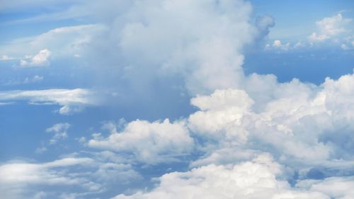 Low angle view of clouds in sky