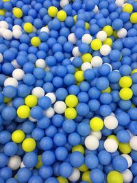 Full frame shot of multi colored balls