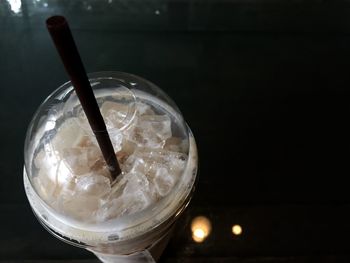 Close-up of coffee on table