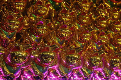 Full frame shot of purple decorations