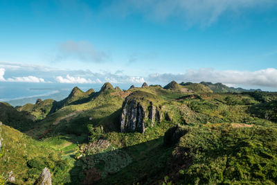 Panoramic view of landscape against sky