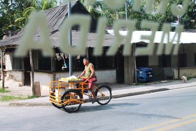 Woman in bus