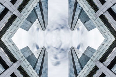 Modern buildings against sky