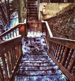 Low angle view of staircase