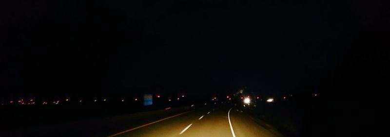 Road at night