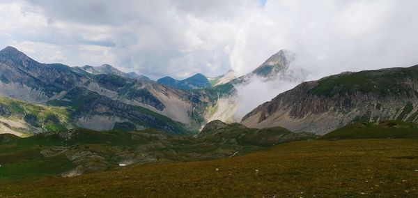 Panoramic view of landscape against sky