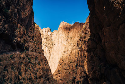 Canyon on sunny day