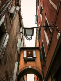 Low angle view of old building