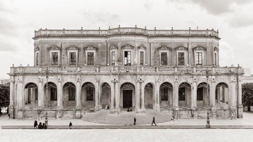 Low angle view of historical building