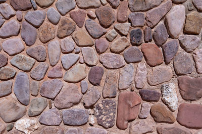 Full frame shot of stone wall