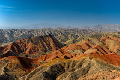 Aerial view of landscape against sky