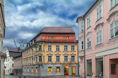 Street i with historical houses n eichstatt, germany