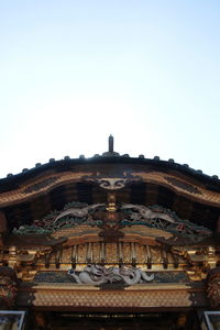 Low angle view of a temple