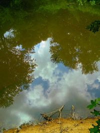 Scenic view of cloudy sky