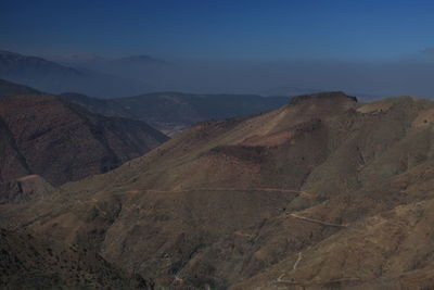 Scenic view of mountains